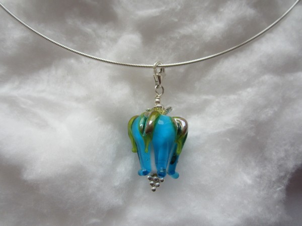 Friedensblüte-Talisman Muranoglas 925-silber Friedensblüte-Talisman Muranoglas 925-silber